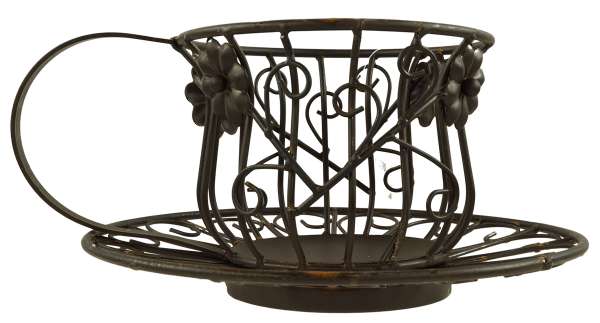 Bezaubernde Pflanztasse ca. 13 cm - Gartendekoration